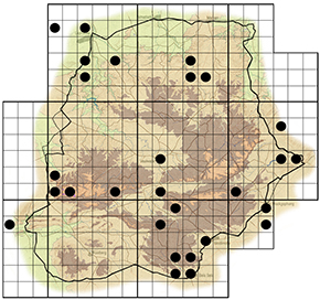 Stephenia natalica Waterberg distribution